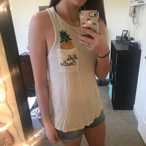 Francesca’s Aloha Beaches Pineapple Tank